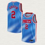 Maglia Blake Griffin NO 2 Brooklyn Nets Classic 2020-21 Blu
