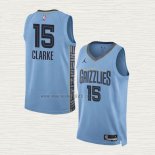 Maglia Brandon Clarke NO 15 Memphis Grizzlies Statement 2022-23 Blu