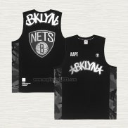 Maglia Brooklyn Nets x AAPE Nero