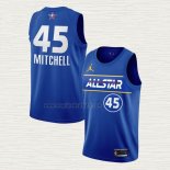 Maglia Donovan Mitchell NO 45 Utah Jazz All Star 2021 Blu