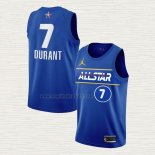 Maglia Kevin Durant NO 7 Brooklyn Nets All Star 2021 Blu