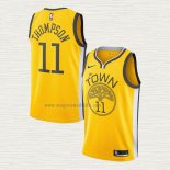 Maglia Klay Thompson NO 11 Golden State Warriors Earned Giallo