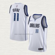 Maglia Kyrie Irving NO 11 Dallas Mavericks Association 2022-23 Bianco