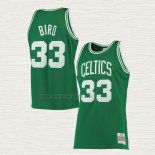 Maglia Larry Bird NO 33 Boston Celtics Mitchell & Ness 1985-86 Verde