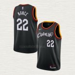 Maglia Larry Nance Jr NO 22 Cleveland Cavaliers Citta 2020-21 Nero .