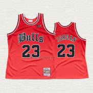 Maglia Michael Jordan NO 23 Chicago Bulls Throwback Rosso 2