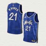 Maglia Moritz Wagner NO 21 Orlando Magic Classic 2023-24 Blu