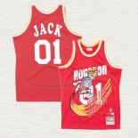 Maglia NO 01 Houston Rockets x Cactus Jack Rosso