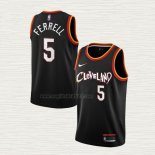 Maglia Yogi Ferrell NO 5 Cleveland Cavaliers Citta 2020-21 Nero