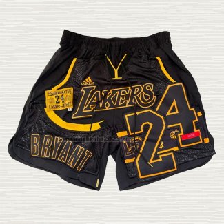 Pantaloncini Kobe Bryant Los Angeles Lakers Just Don Nero