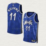 Maglia Brandon Williams NO 11 Orlando Magic Classic 2023-24 Blu