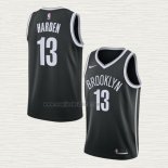 Maglia James Harden NO 13 Brooklyn Nets Icon 2020-21 Nero