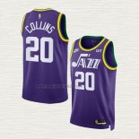 Maglia John Collins NO 20 Utah Jazz Classic 2023-24 Viola