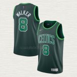 Maglia Kemba Walker NO 8 Boston Celtics Earned 2020-21 Verde