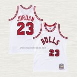 Maglia Michael Jordan NO 23 Chicago Bulls Mitchell & Ness 1984-85 Bianco